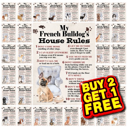 Dog breeds house rules - my,