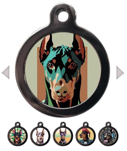 Engraved doberman breed - engraved,