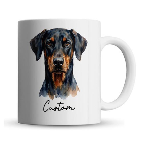 Personalised doberman dog - personalised,