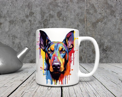 Doberman pinscher 11oz coffee - doberman,