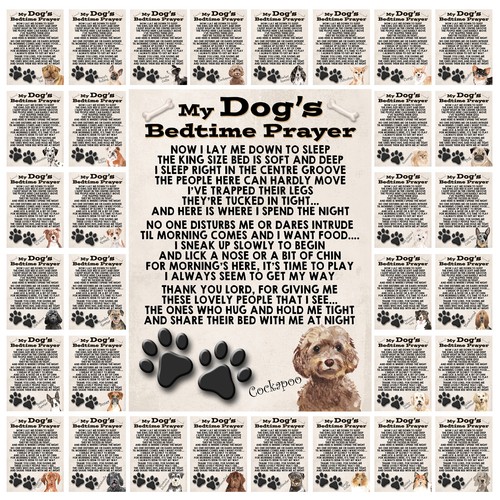 Dogs bedtime prayer - bedtime, metal