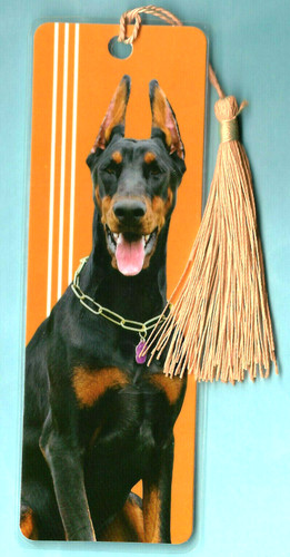 Doberman pinscher bookmark dog - doberman,