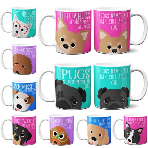 Personalised dog mug funny - dog,