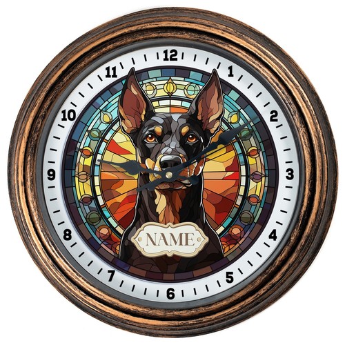 Personalised doberman dog - personalised,