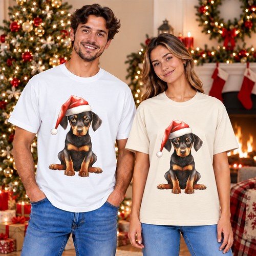Doberman puppy shirt cute - t-shirt,