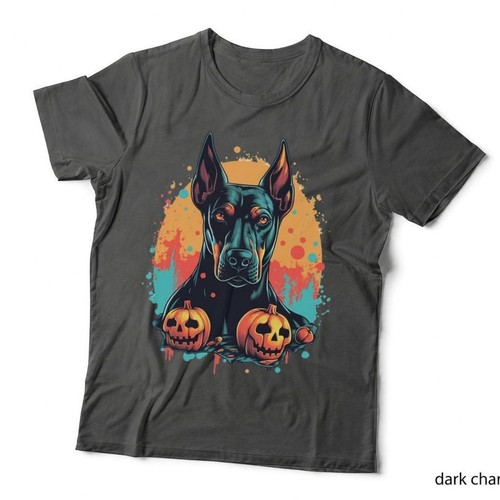 Doberman zombie halloween - doberman,