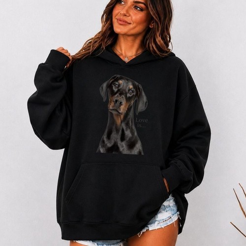 Doberman hoodie - hoodie,