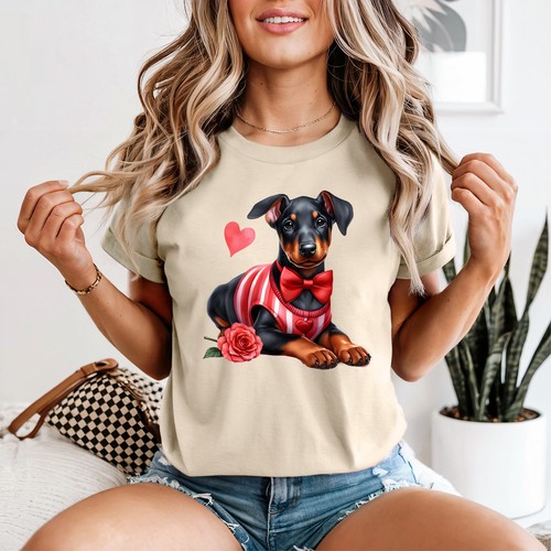 Cute doberman puppy womens - cute,